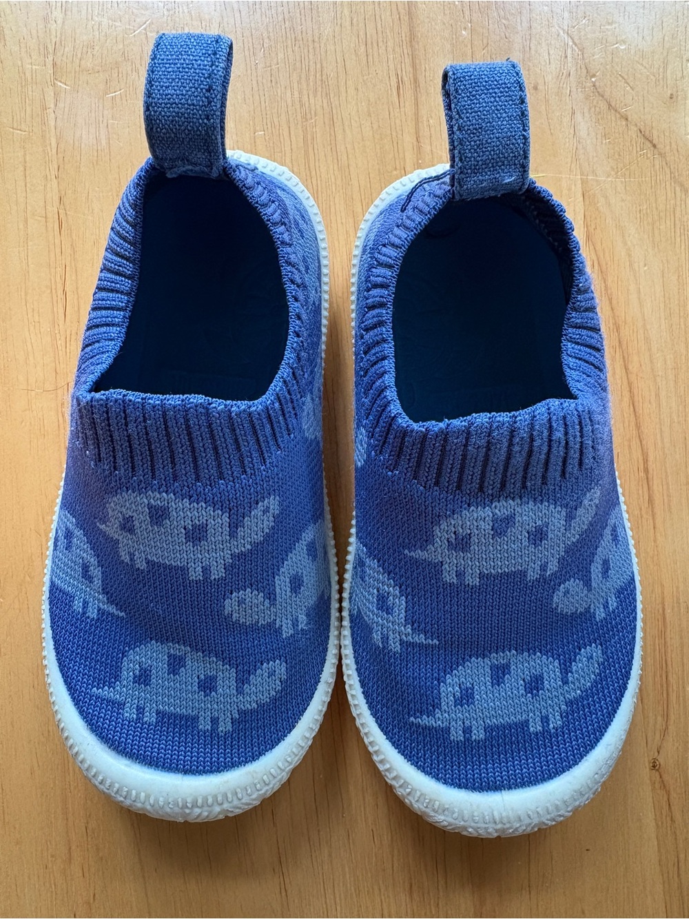 JAN & JUL Machine Washable
Knit Shoes Sneakers Blue Turtles 7